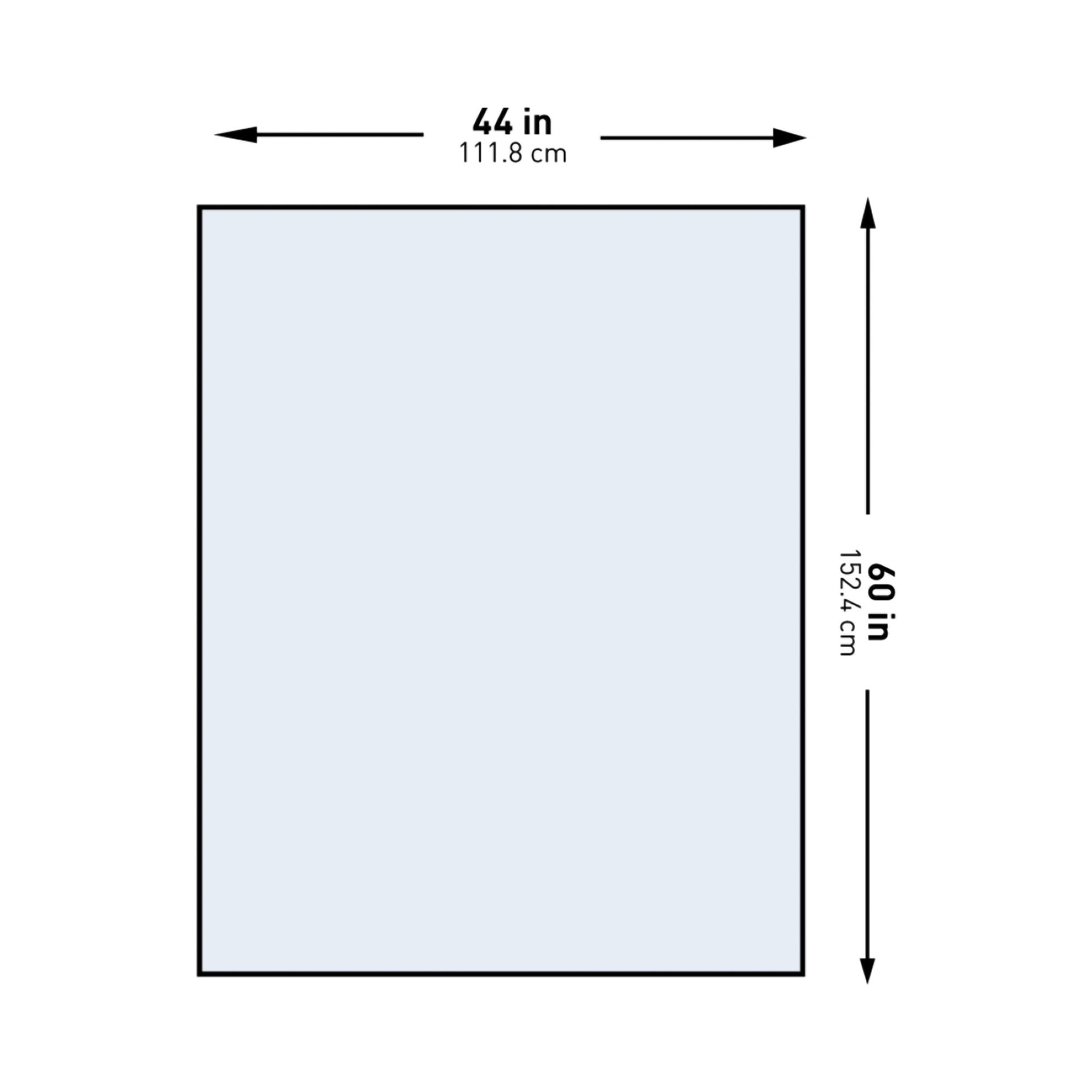 Halyard General Purpose Sterile Half Drape Sheet 60in W X 44in L Single PK 89101