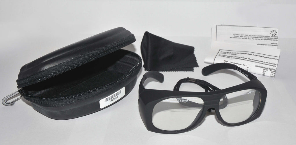 ALMA Laser Clear Safety Glasses UV400 190-398 nm 2940 Erbium CO2 NEW w/Case