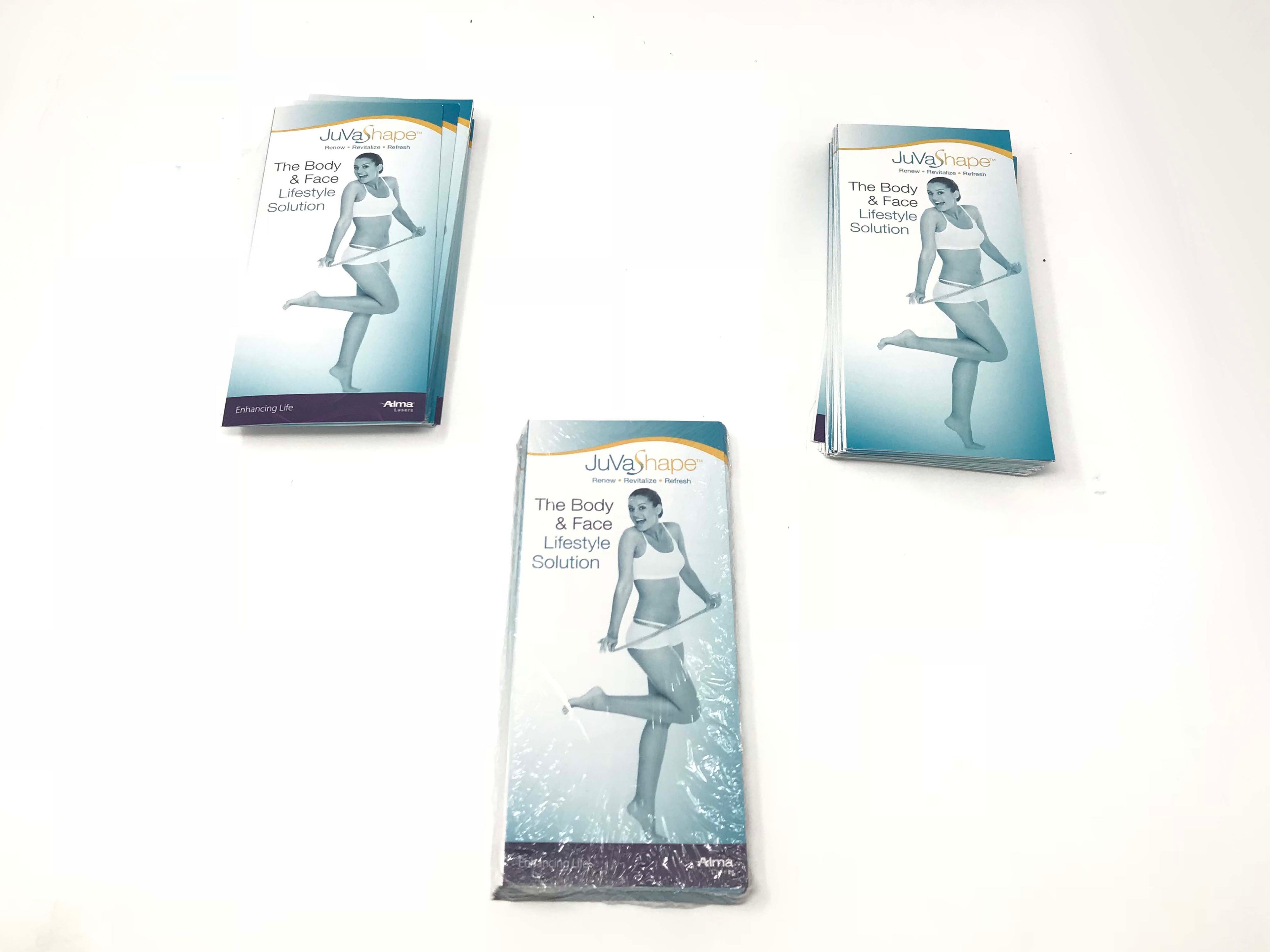 Alma JuvaShape RF Skin Tightening Body & Face Contouring Patient Brochures 110ct