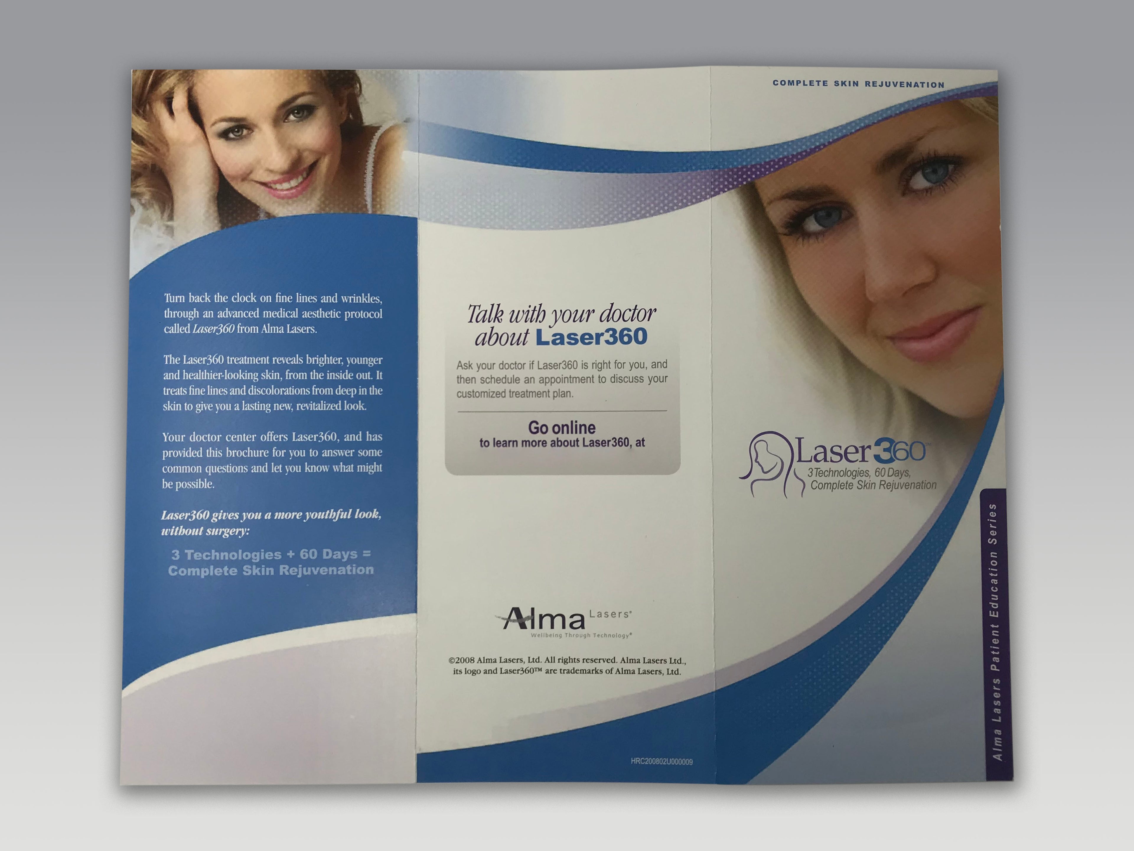 Alma Laser 360 Customized Laser360 Complete Skin Rejuvenation Plan Brochures