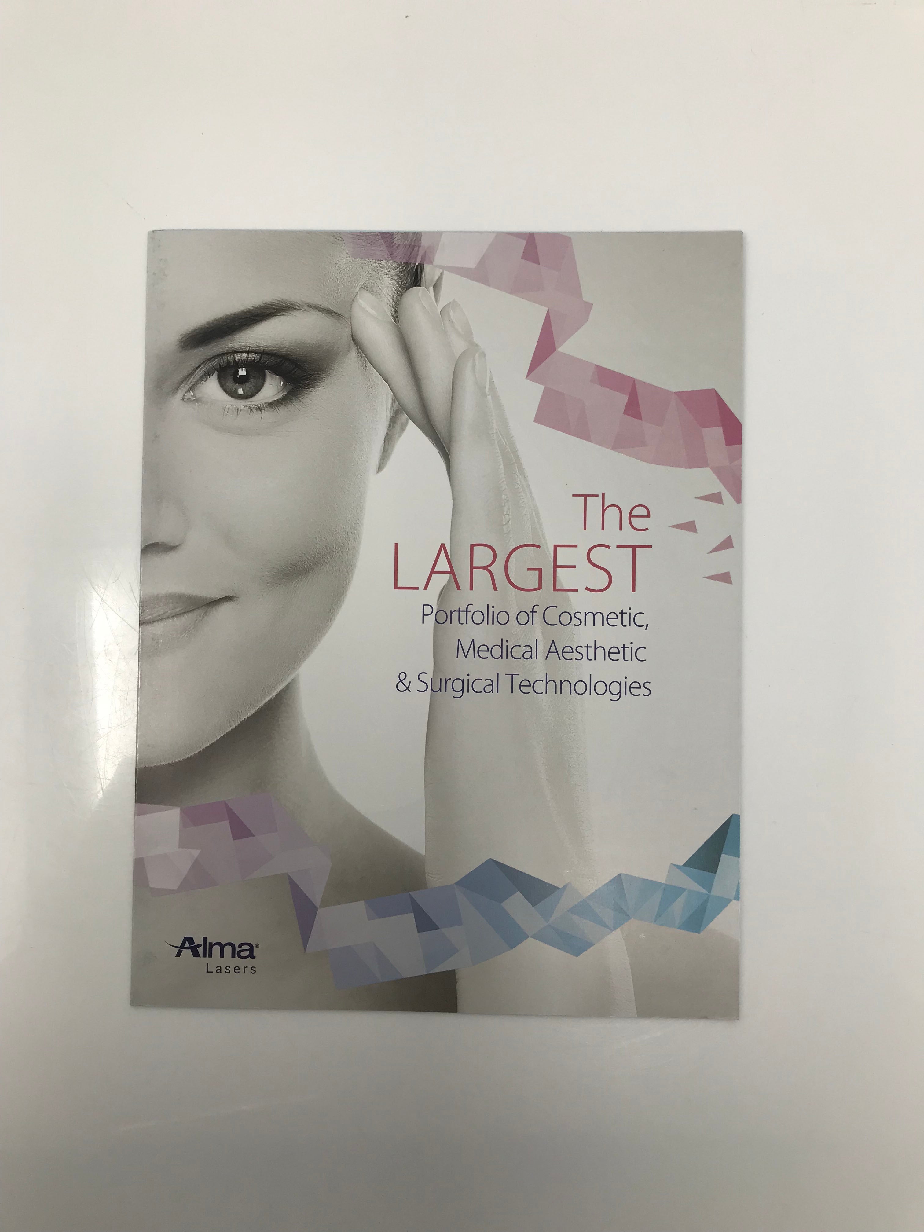 ALMA Laser Medical Aesthetics Platform Family Portfolio Marketing Sales Booklet