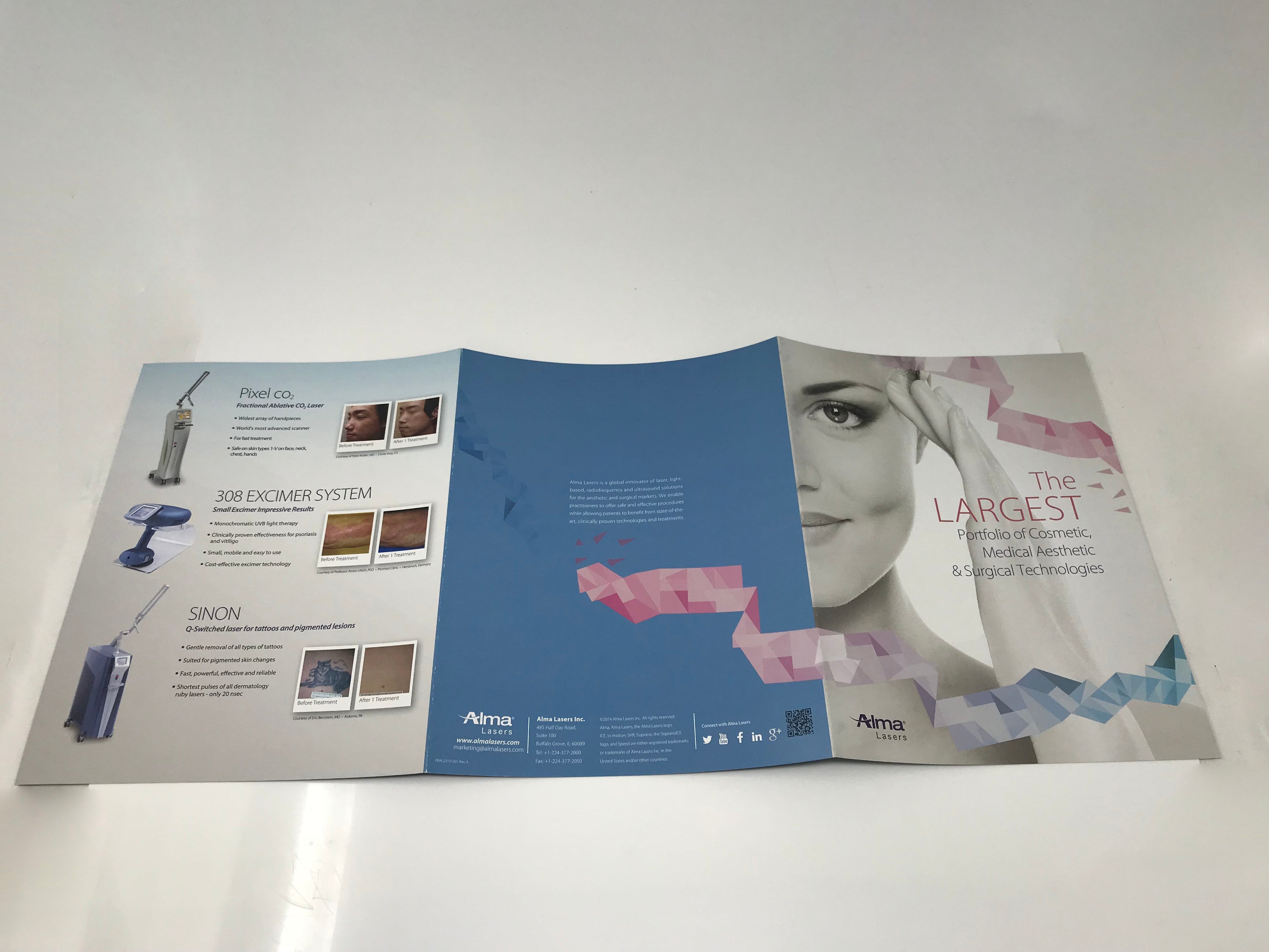 ALMA Laser Medical Aesthetics Platform Family Portfolio Marketing Sales Booklet