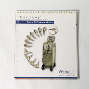 Alma Lasers HARMONY Quick Reference Guide - 13 Pages - Handpiece Overview