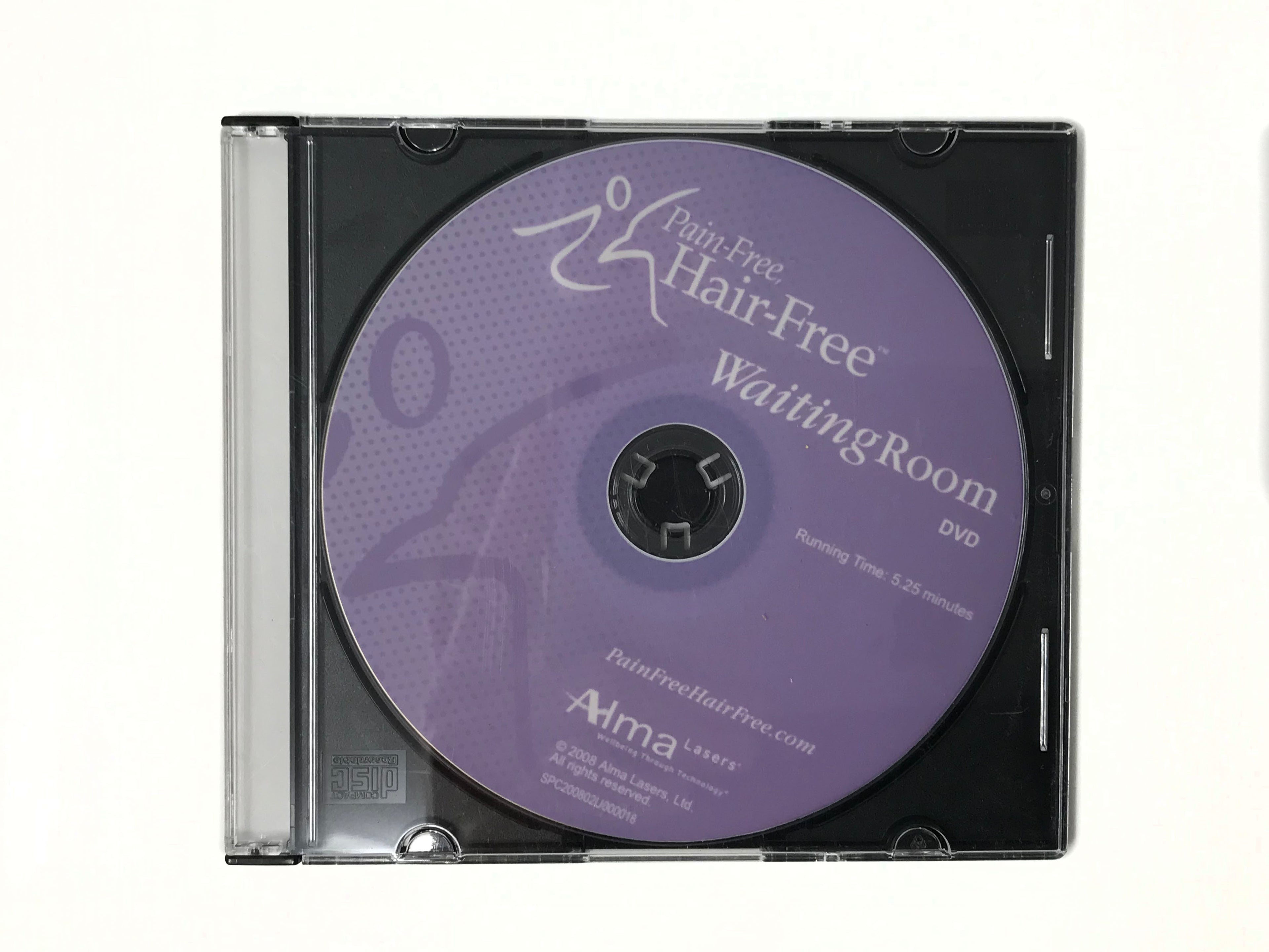 Alma Lasers Pain Free Hair Free Laser Hair Removal Patient Waiting Room DVD 2008