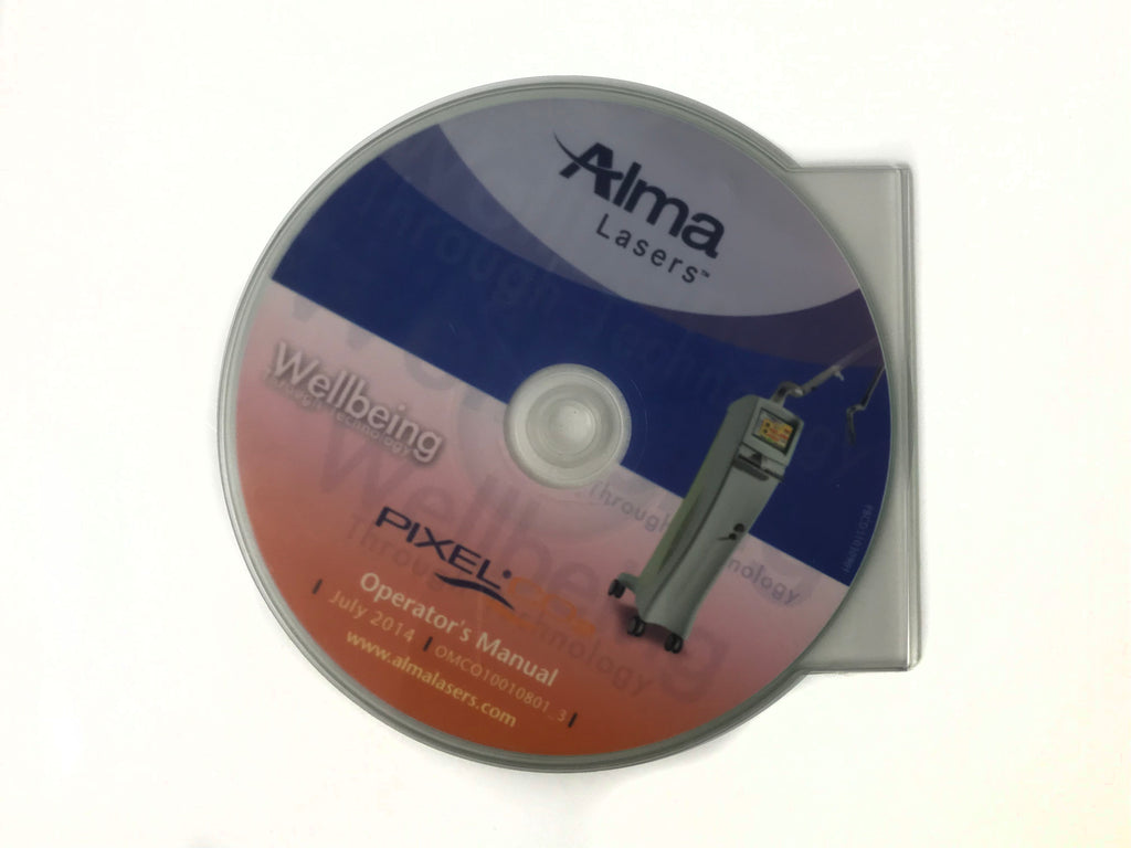 Alma Lasers Pixel CO2 System Digital Operators Manual CD 2014 OMCO10010801