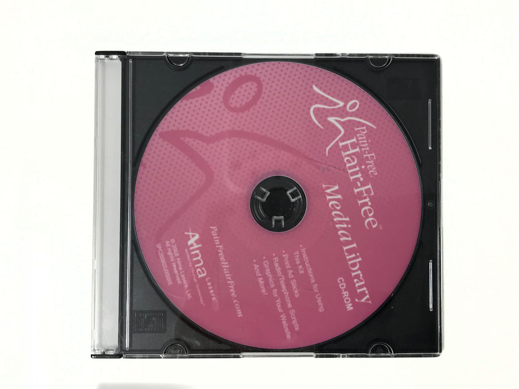 Alma Lasers Soprano Pain Free Hair Free Marketing Media Library CD-ROM DVD