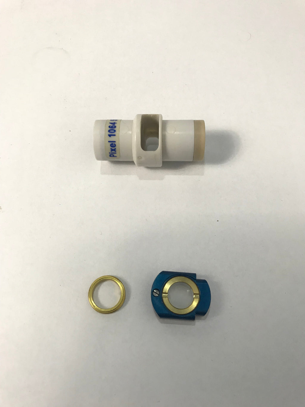 Alma Pixel 1064 Nd:YAG Focusing Lens Distance Gauge Tip 5x5 Blue BAD LENS PARTS