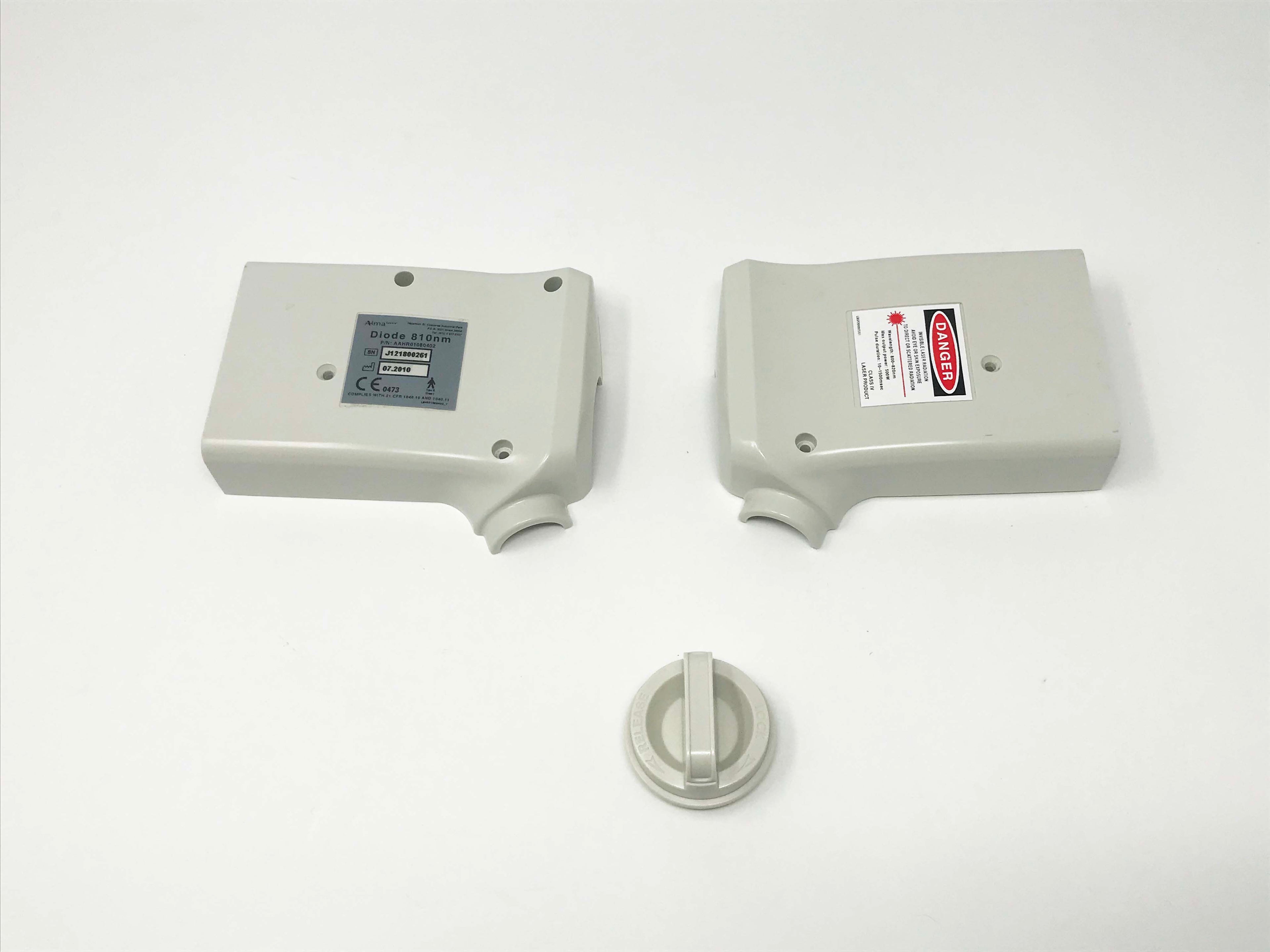 Alma Soprano ICE Diode 810 Handpiece Port Casing Shell Housing 2/ Twist Dial