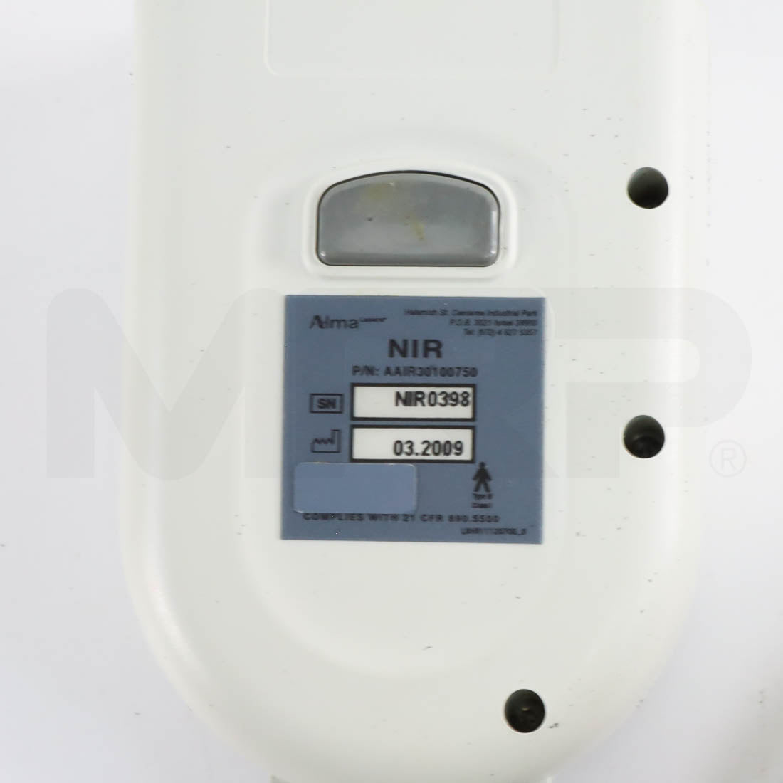 Alma Laser Soprano NIR Infrared Handpiece Label