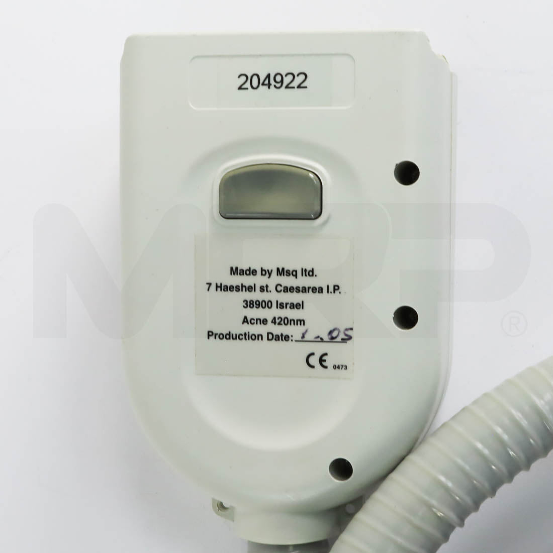 Alma Harmony Acne 420nm Handpiece Label