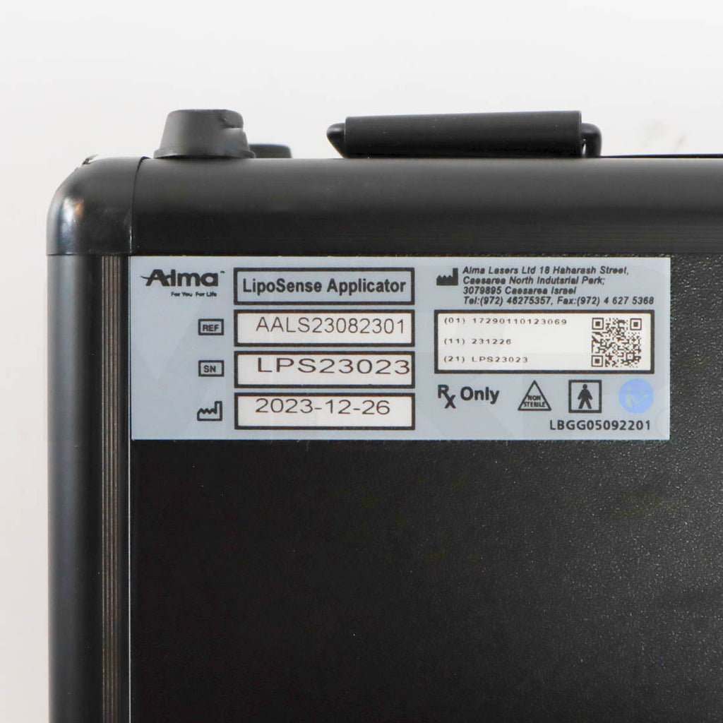 2023 Alma LipoSense Surgical Applicator Case Label