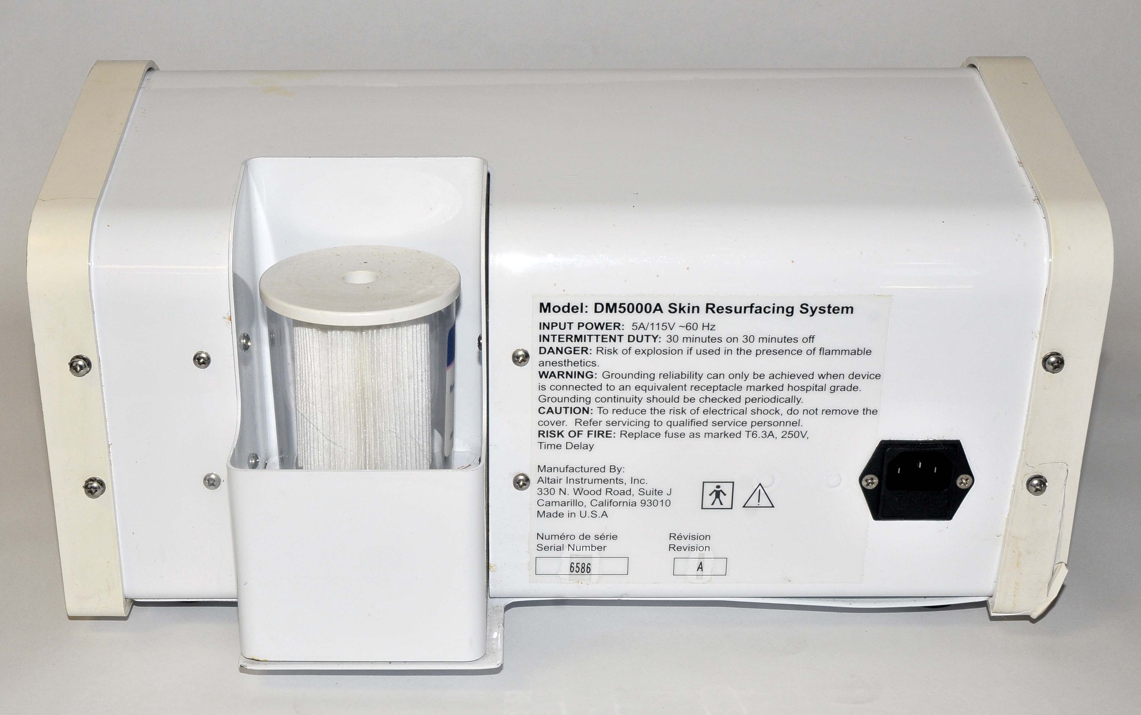 Altair DM5000A DiamondTome Skin Resurfacing Microdermabrasion Diamond Tome
