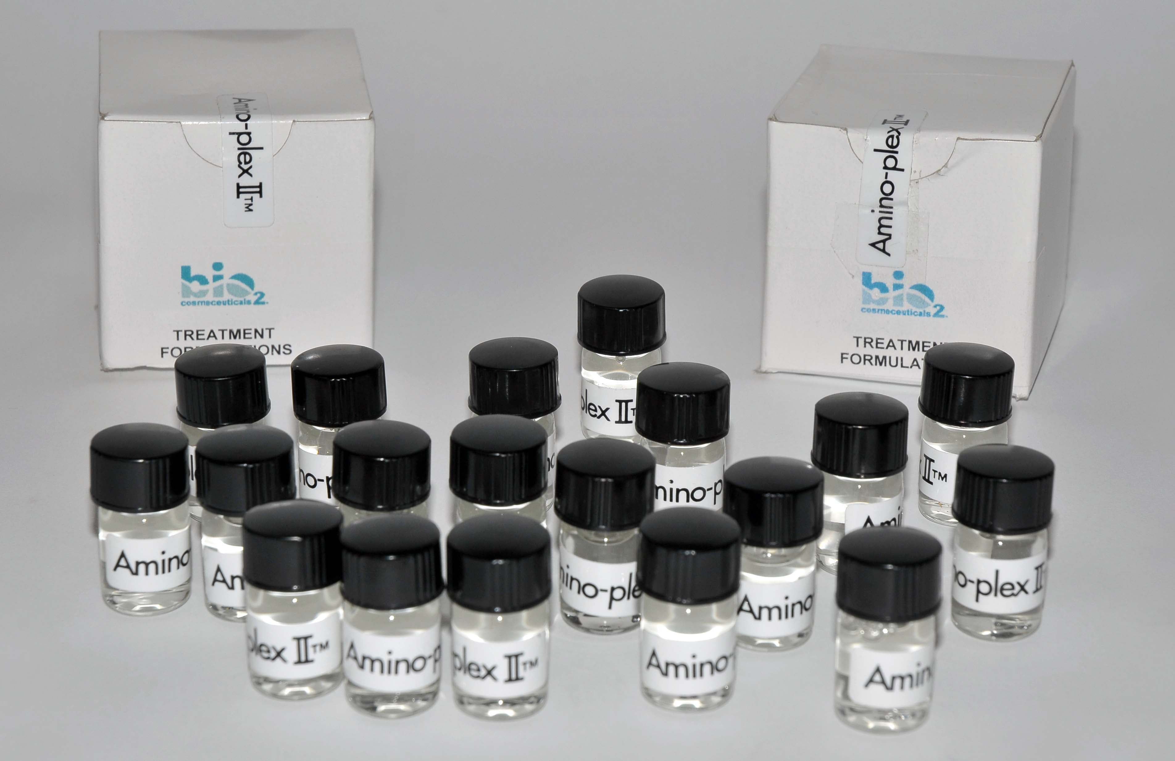 Amino-Plex II Bio Cosmeceuticals Treatment Formulations 5/8 Vial (Lot of 19)