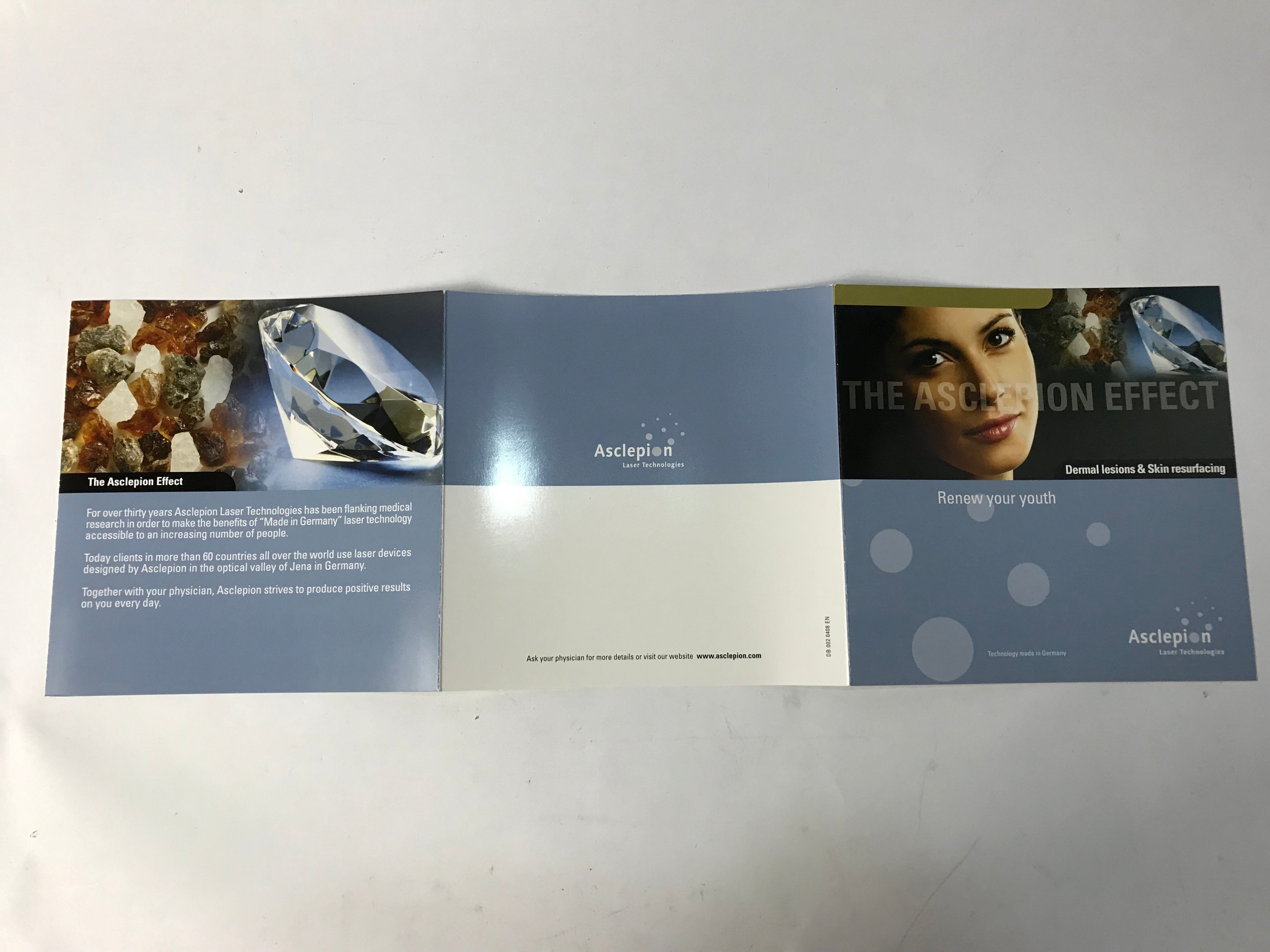 Asclepion Affect Laser Skin Resurfacing Dermal Lesions Patient Brochures 27 Pack