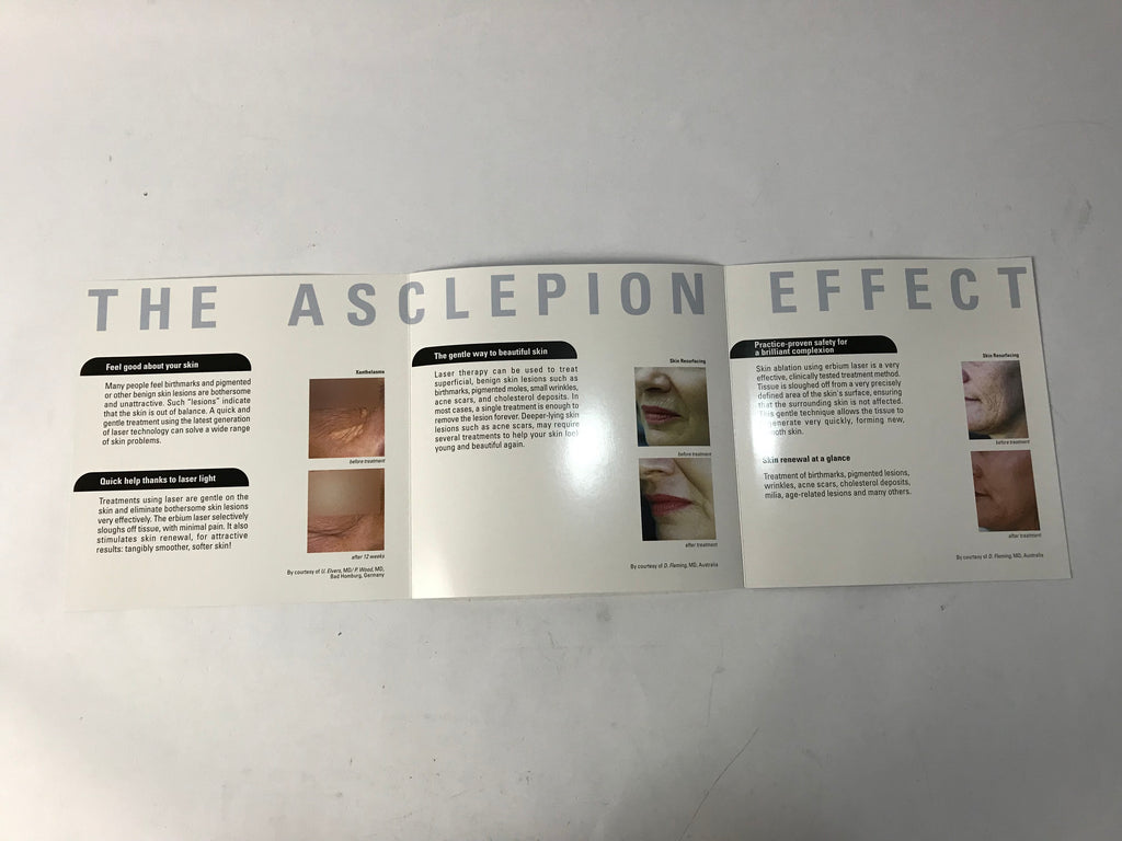 Asclepion Affect Laser Skin Resurfacing Dermal Lesions Patient Brochures 27 Pack