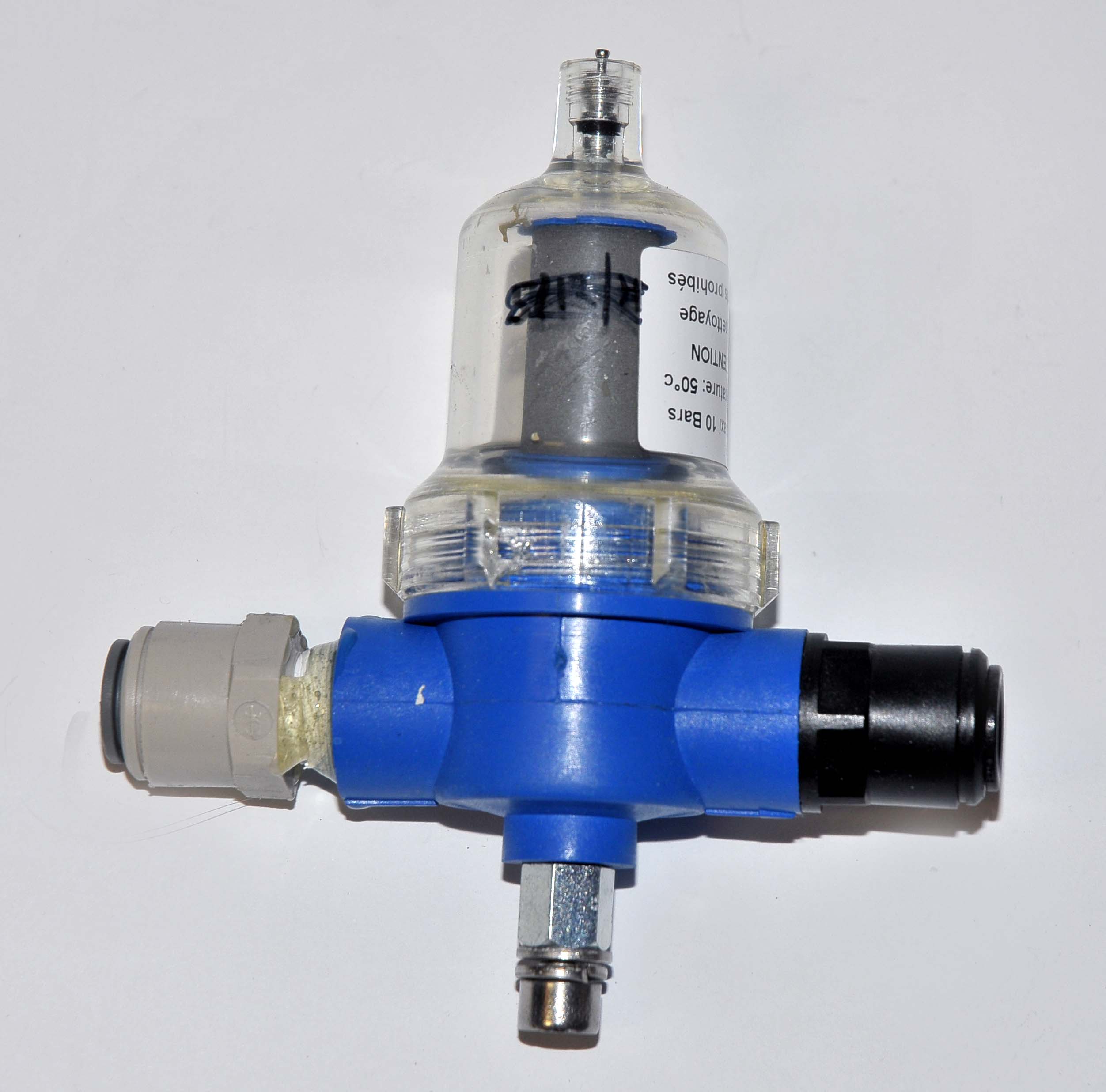 Asclepion MedioStar Water Filter Blue 3-Way 1050 Valve Relief Release