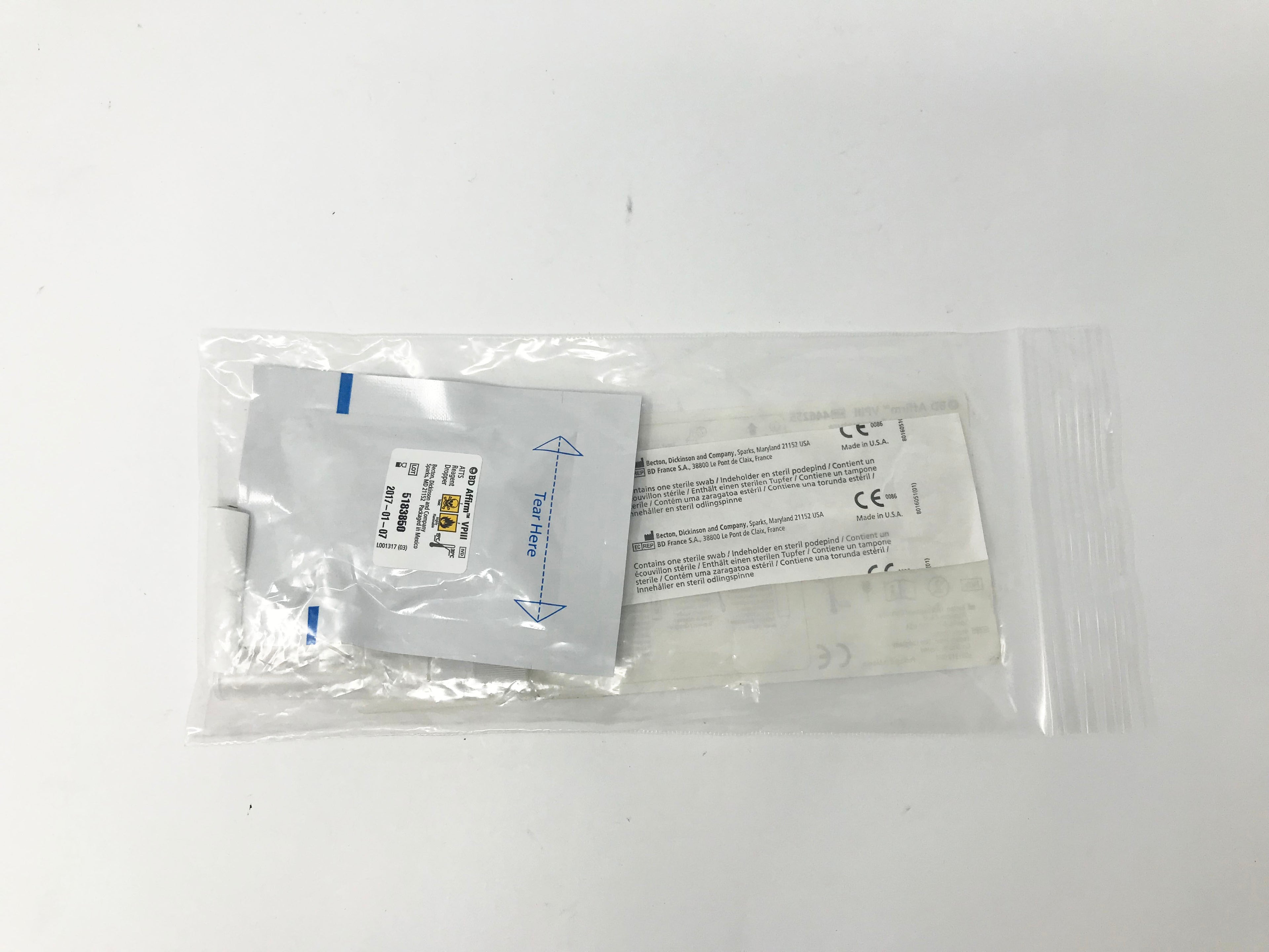 BD Affirm VPIII Microbe Identification Ambient Temperature Transport Kit 446255