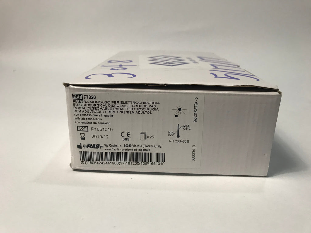 BTL Aesthetics Exilis Electrosurgical Patient Neutral Ground Pad Box of 23 F7820
