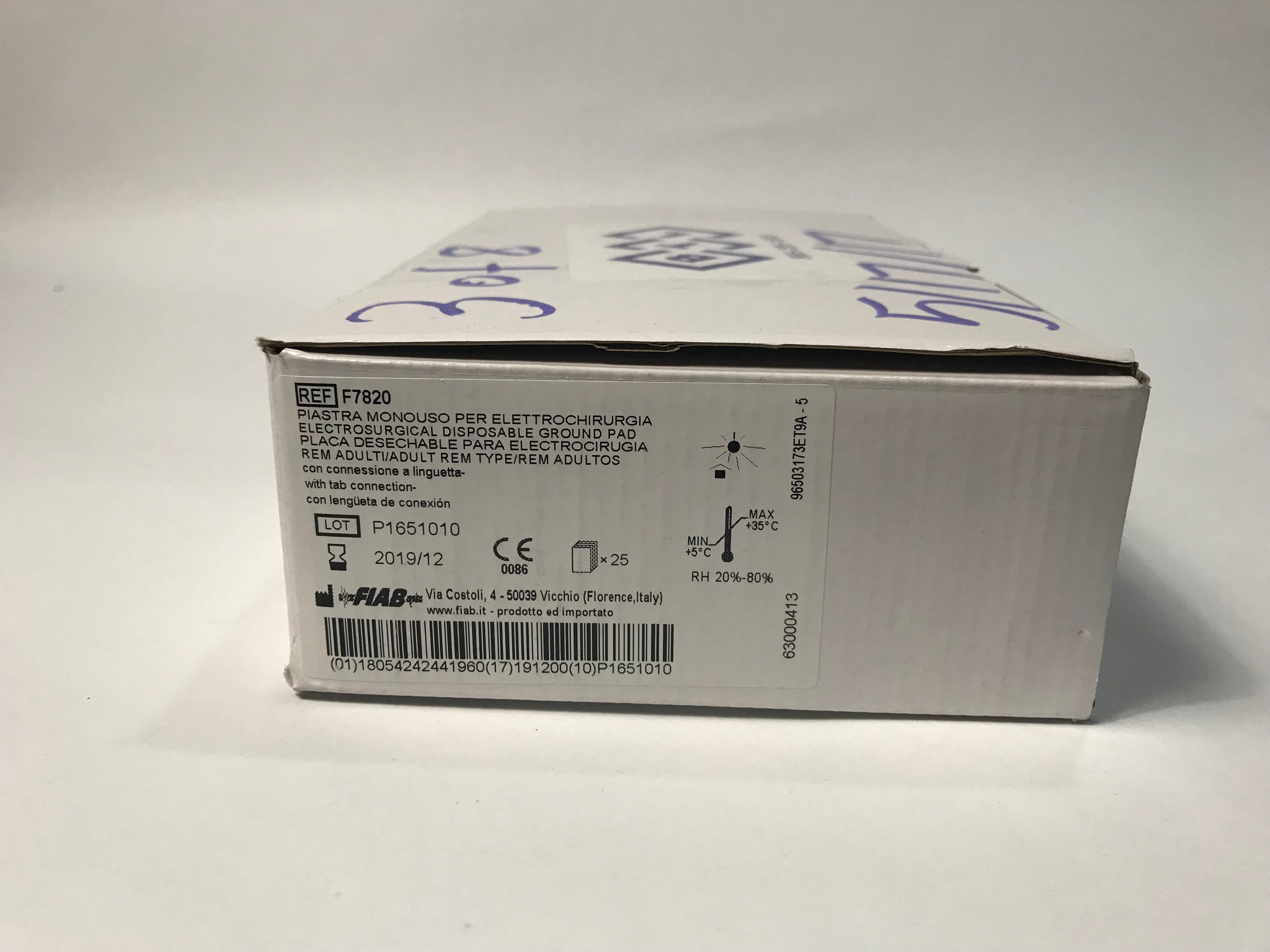BTL Aesthetics Exilis Electrosurgical Patient Neutral Ground Pad Box of 23 F7820