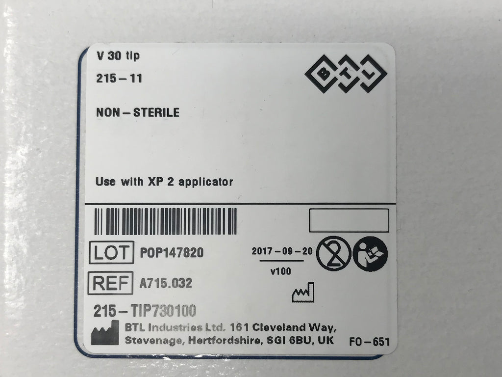 BTL Exilis XP 2 Femme Applicator RF Vaginal Tightening V 30 215-11