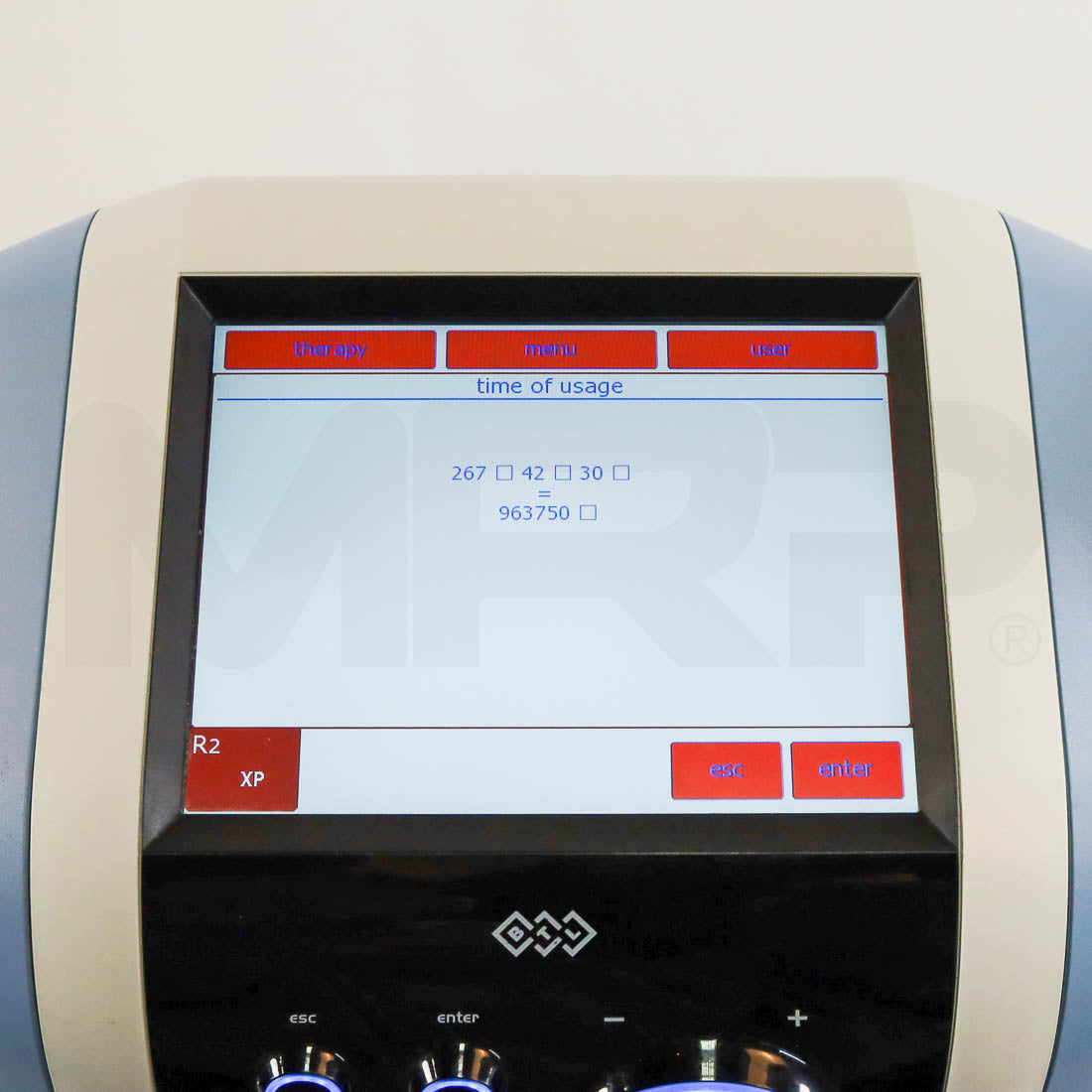 2018 BTL Exilis Ultra System Usage Screen