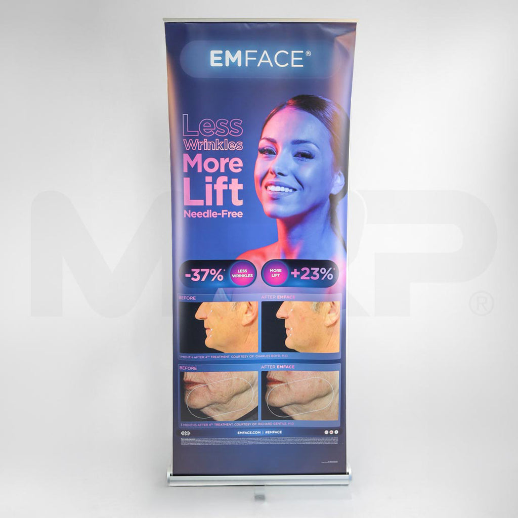 BTL EMFace Marketing Banner Display