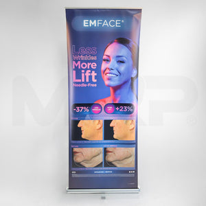 BTL EMFace Less Wrinkles Marketing Banner Display 35in x 85.5in
