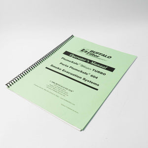 BUFFLO FILTER PlumeSafe Whisper, Porta PumeSafe & Smoke Evac Operator's Manual