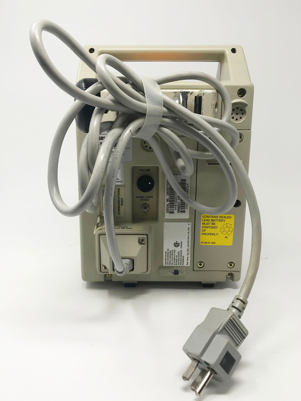 Baxter Flo-Guard 6201 Rechargeable Volumetric IV Fluid Infusion Pump AS IS