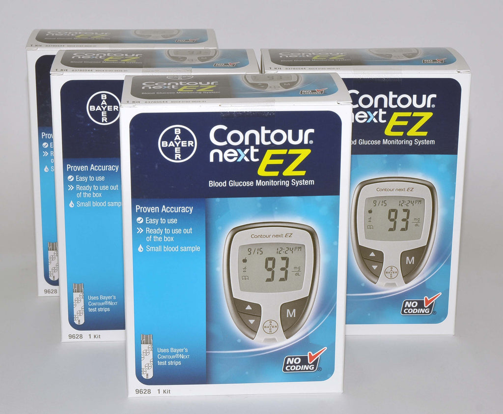 Bayer Contour Next 9628 EZ Blood Glucose Monitoring System (EXP 04/17) Qty: 4