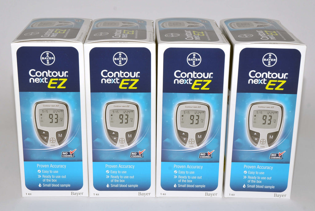 Bayer Contour Next 9628 EZ Blood Glucose Monitoring System (EXP 04/17) Qty: 4