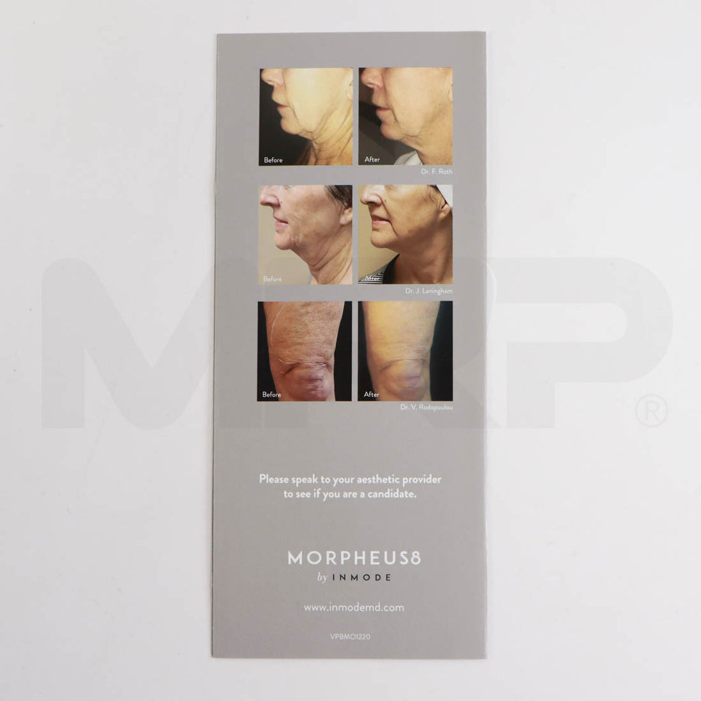 InMode Morpheus8 "Remodel Your Face & Body" Patient Brochure Back