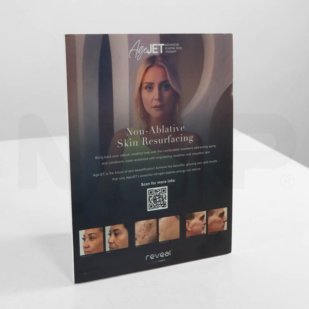 Reveal AgeJET Advanced Plasma Skin Therapy Cardboard Office Display Stand