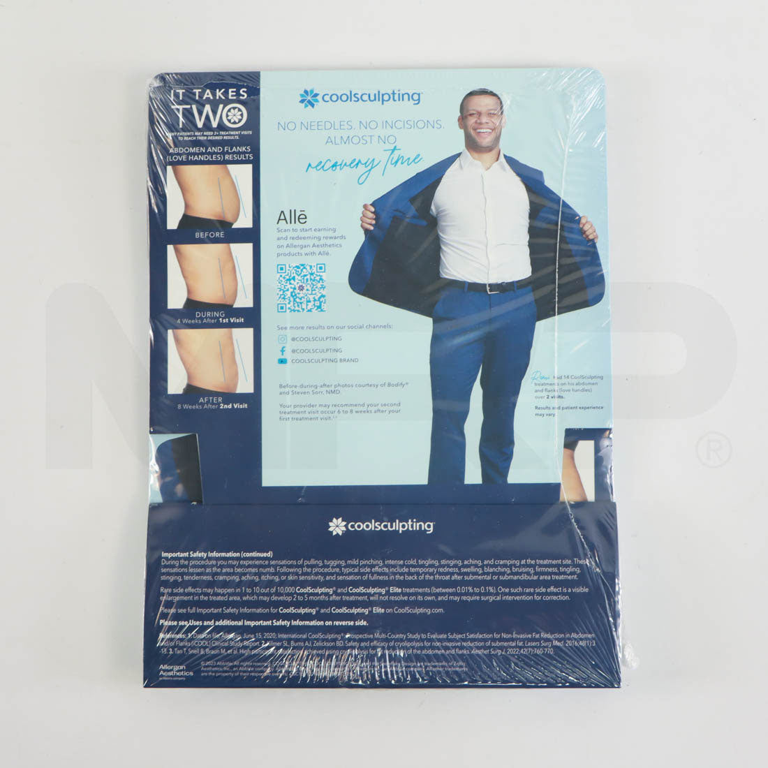 Zeltiq CoolSculpting "It Takes Two" Standee Back