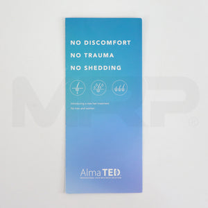 Alma TED "No Discomfort No Trauma" Marketing Patient Brochures, 13-Pack