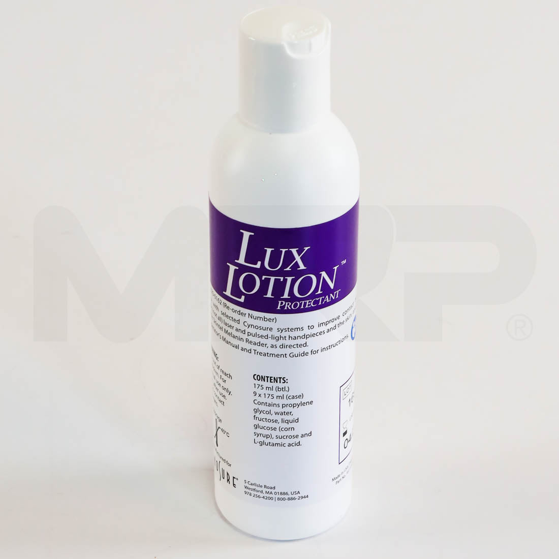 Cynosure Lux Lotion Laser Protectant