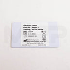 Glacial Rx Freeze Cycle 50 Region 1 Training Card Label