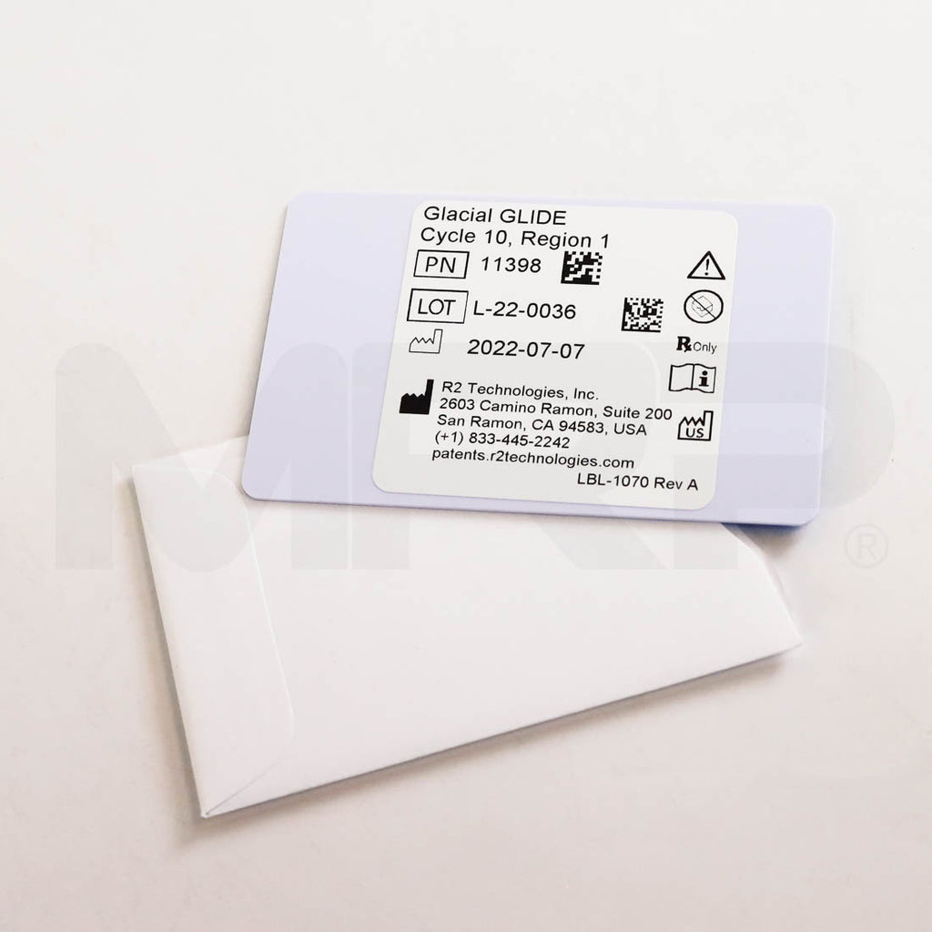 Glacial Glide Rx Smart Card 7mm Cycle 10 Region 1 Sleeve