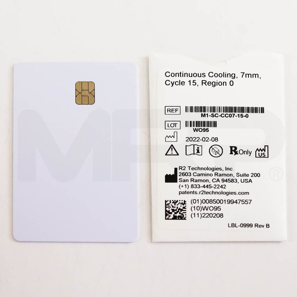 Glacial Rx Continuous Cooling Rejuvenation Treatment Card 7mm Cycle 15 Region 0