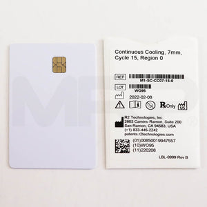 Glacial Rx Continuous Cooling Rejuvenation Treatment Card 7mm Cycle 15 Region 0