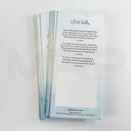 Glacial Rx "Sooth to Spotless Skin" Marketing Patient Brochures Back