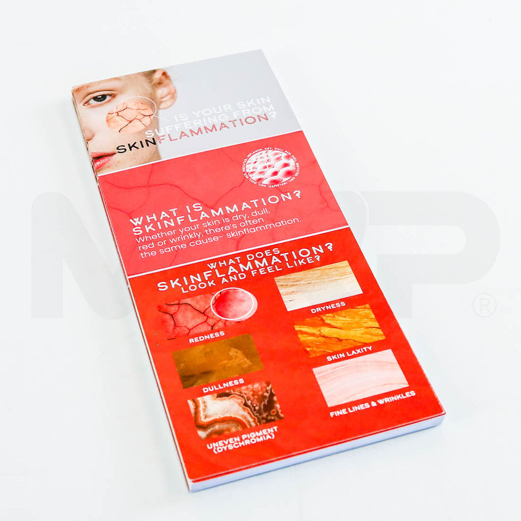 Glacial Rx "Reset Your Skinflammation With CryoAesthetic" QR Code Brochures, 21-Pack