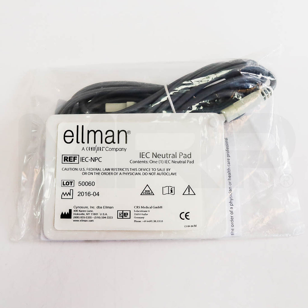 Cynosure Ellman Reusable IEC Neutral Pad IEC-NPC
