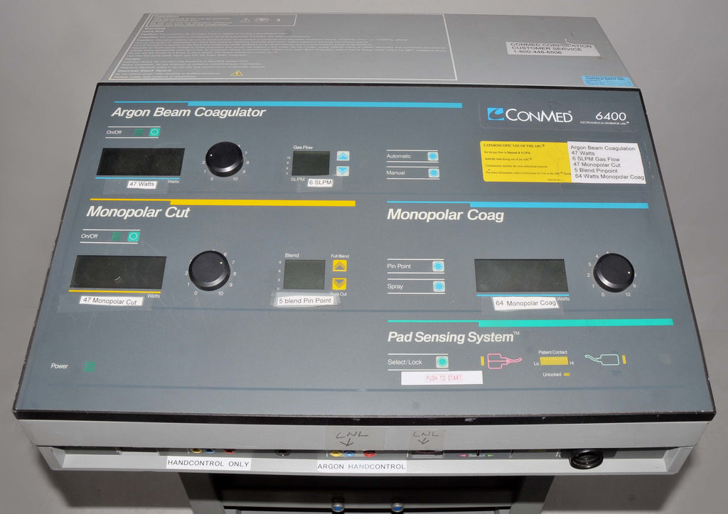 Birtcher 6400 Electrosurgical Generator ConMed Argon Beam Coagulator ESU Argon