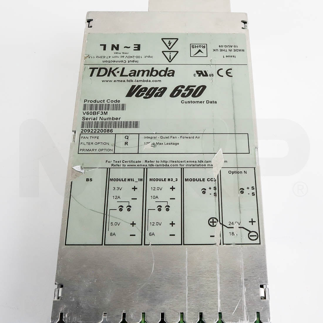 Solta Reliant Fraxel Dual Power Supply Top