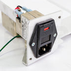 Solta Reliant Fraxel Power Supply Bracket With Inlet Plug