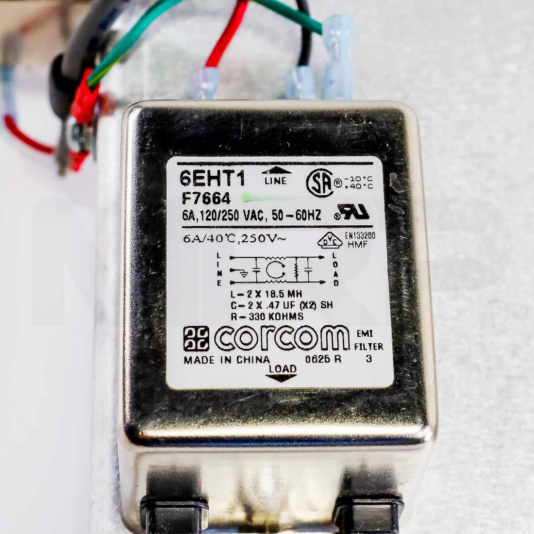 Solta Reliant Fraxel Power Supply Bracket With Inlet Power Label