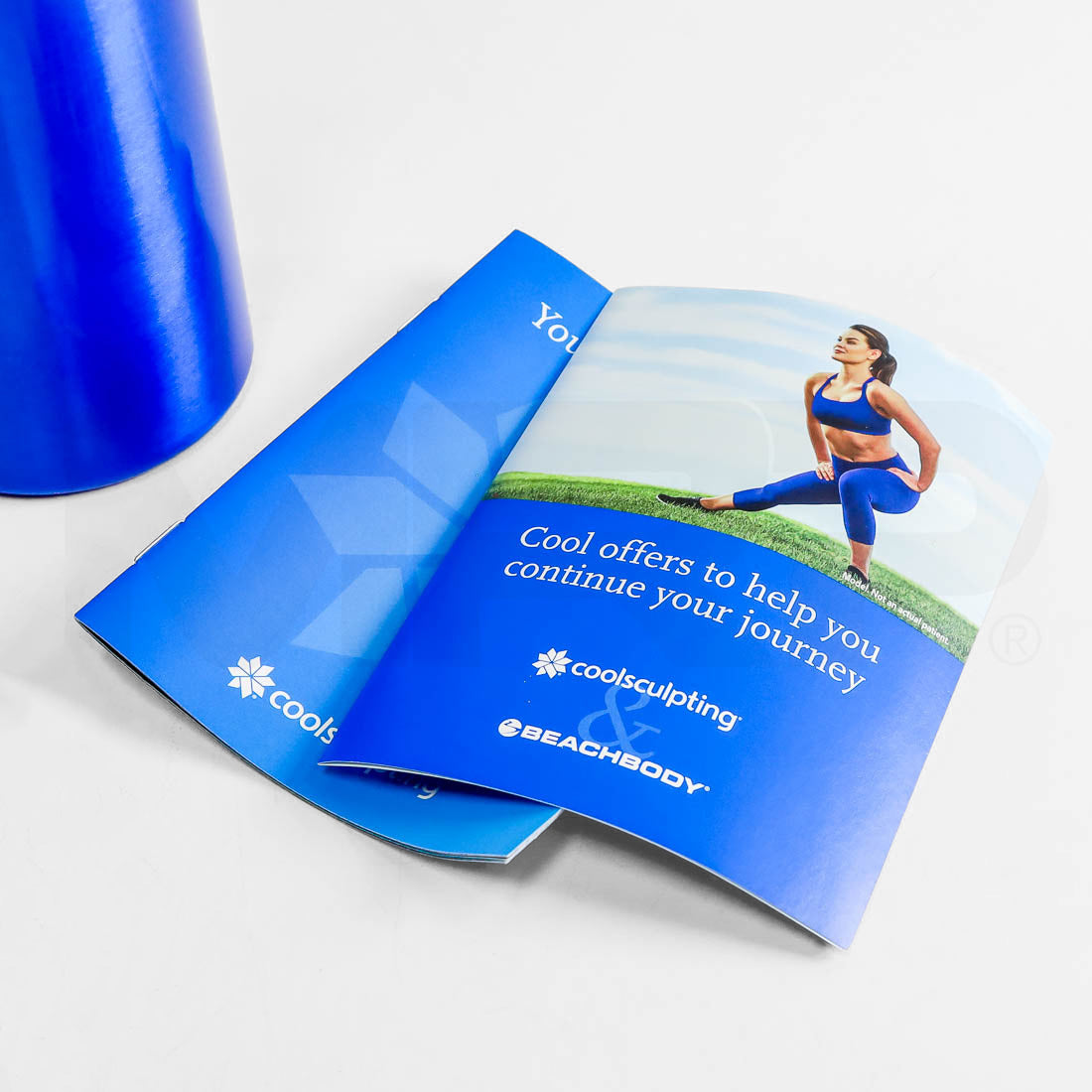Zeltiq Coolsculpting Zipper Bag Pouch and Water Bottle