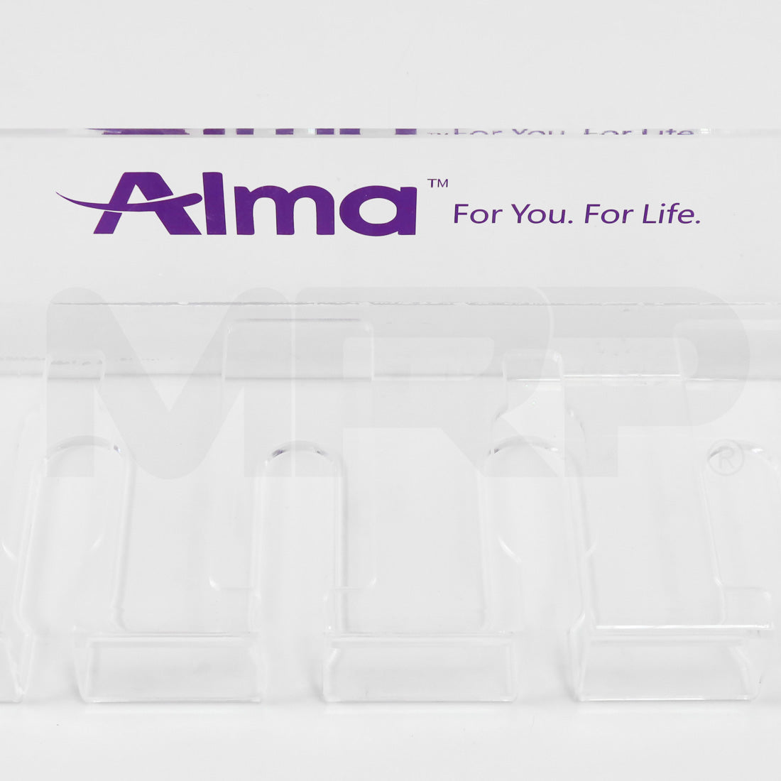 Alma Acrylic Wall Shelf Handpiece Holder Label