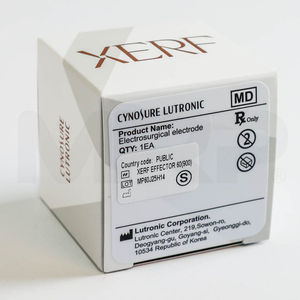 Cynosure Lutronic XERF Effector 60 (900) Electrode Tip Box Back
